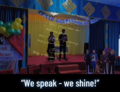 “We speak - we shine”
