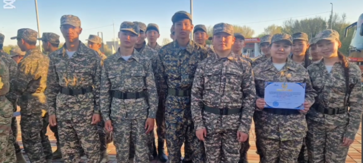 «Әскери саптық әндер» байқауы өтті.